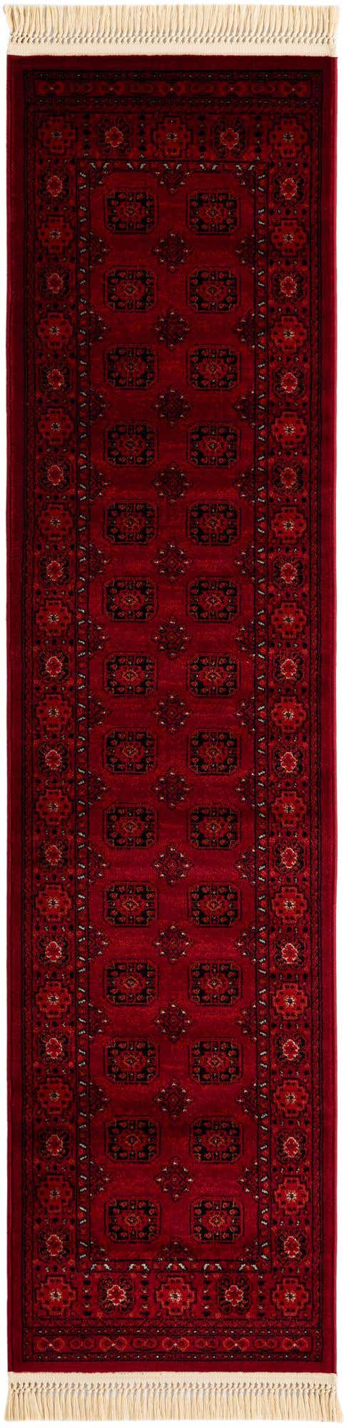 Red 2' x 8' Tekke Runner Area Rug Classic Traditional Vintage Design Carpet for Living Rooms, Dining, Bedrooms, Office Space for Sale at Rug Engine