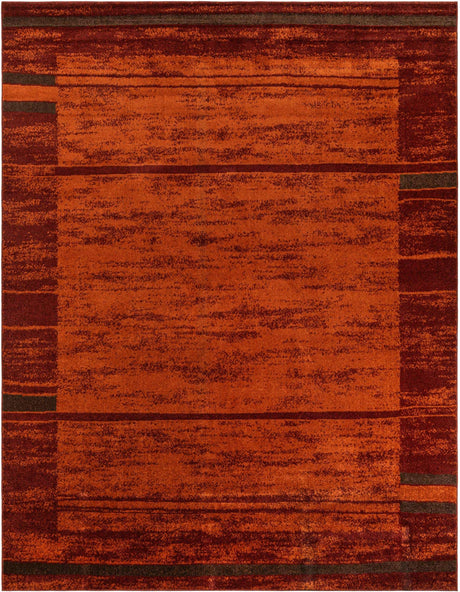 Terracotta 10' x 13' 1 Autumn Rectangle Area Rug 100% Polypropylene Durable Jute Backing Living Dining Room Bedroom Office Modern Decor Carpet for Sale at Rug Engine