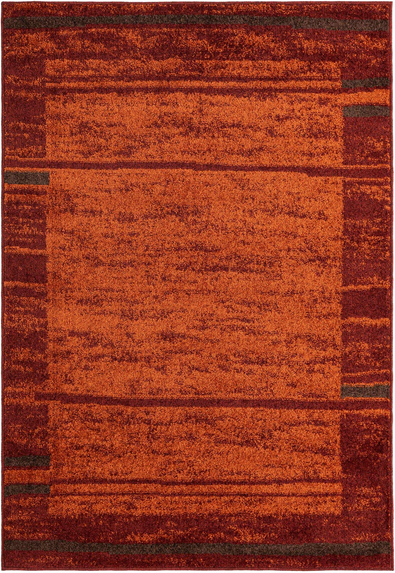 Terracotta 4' 1 x 6' 1 Autumn Rectangle Area Rug 100% Polypropylene Durable Jute Backing Living Dining Room Bedroom Office Modern Decor Carpet for Sale at Rug Engine