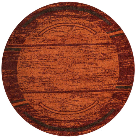 Terracotta 6' 1 x 6' 1 Autumn Round Area Rug 100% Polypropylene Durable Jute Backing Living Dining Room Bedroom Office Modern Decor Carpet for Sale at Rug Engine
