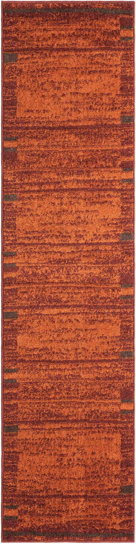 Terracotta 2' x 8' Autumn Runner Area Rug 100% Polypropylene Durable Jute Backing Living Dining Room Bedroom Office Modern Decor Carpet for Sale at Rug Engine