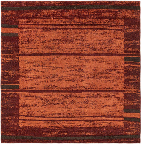 Terracotta 7' 10 x 7' 10 Autumn Square Area Rug 100% Polypropylene Durable Jute Backing Living Dining Room Bedroom Office Modern Decor Carpet for Sale at Rug Engine