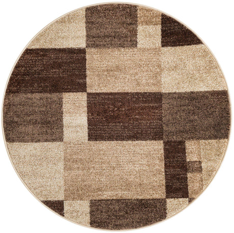 Light Brown 4' 1 x 4' 1 Autumn Round Area Rug 100% Polypropylene Durable Jute Backing Living Dining Room Bedroom Office Modern Decor Carpet for Sale at Rug Engine