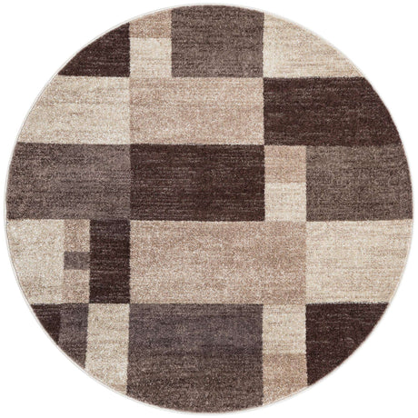 Light Brown 5' 3 x 5' 3 Autumn Round Area Rug 100% Polypropylene Durable Jute Backing Living Dining Room Bedroom Office Modern Decor Carpet for Sale at Rug Engine