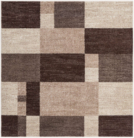 Light Brown 5' 3 x 5' 3 Autumn Square Area Rug 100% Polypropylene Durable Jute Backing Living Dining Room Bedroom Office Modern Decor Carpet for Sale at Rug Engine