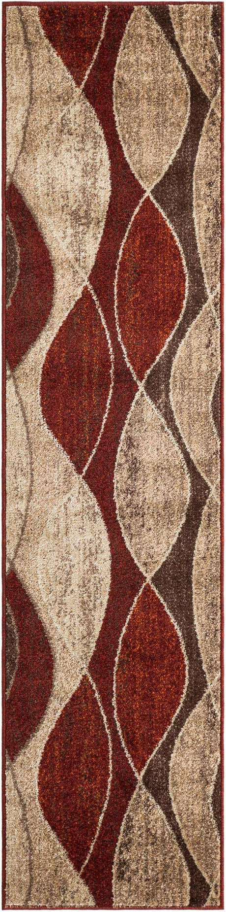 Multicolor 2' x 8' Autumn Runner Area Rug 100% Polypropylene Durable Jute Backing Living Dining Room Bedroom Office Modern Decor Carpet for Sale at Rug Engine