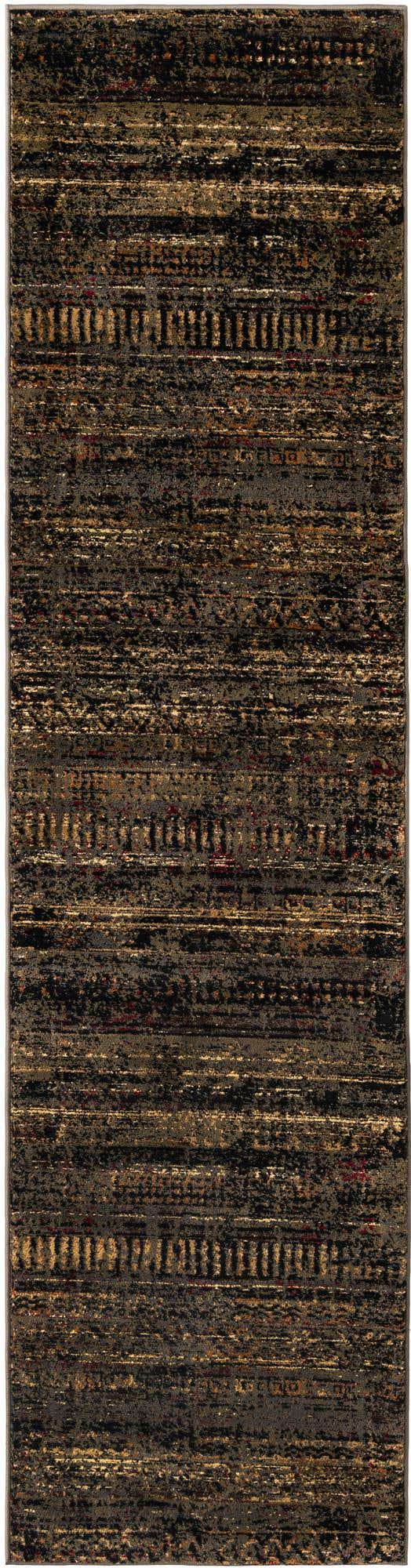 Blue 2' 7 x 10' Saturn Runner Area Rug Stain Resistant Easy Clean Classic Vintage Design Durable Carpet for Affordable Home Interiors for Sale at Rug Engine