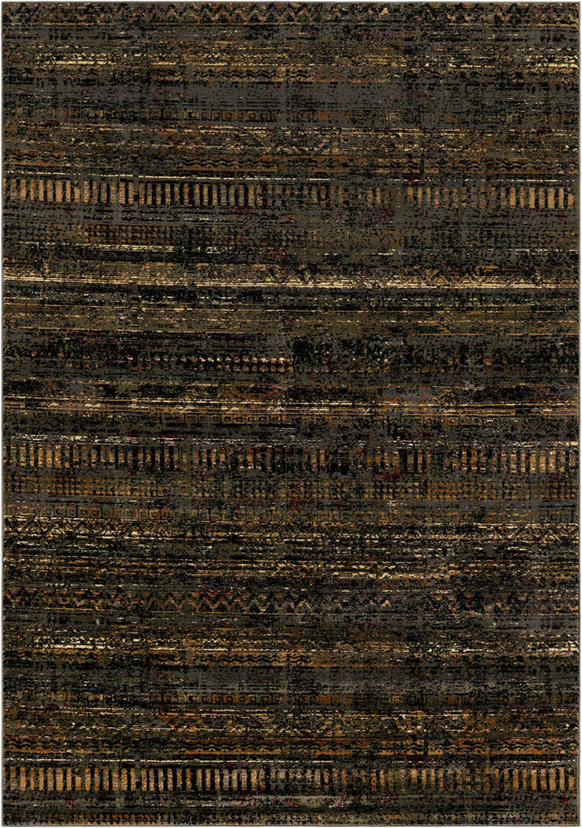 Blue 7' 1 x 10' Saturn Rectangle Area Rug Stain Resistant Easy Clean Classic Vintage Design Durable Carpet for Affordable Home Interiors for Sale at Rug Engine