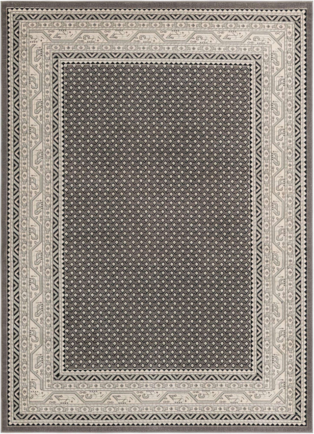 Gray 7' 10 x 11' Williamsburg Rectangle Area Rug 100% Polypropylene With Cotton Backing Durable Easy Clean Stain Resistant Carpet for Sale at Rug Engine