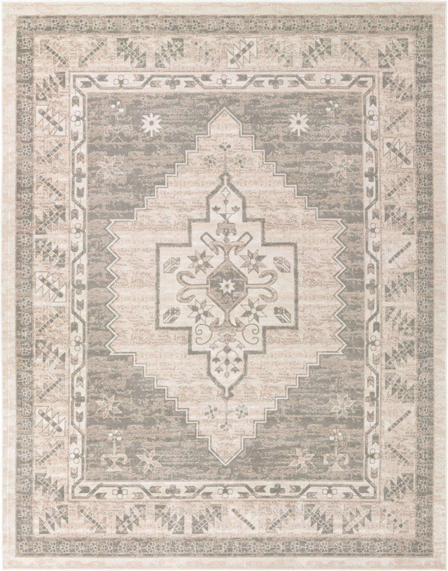 Mink 10' x 13' 1 Whitney Rectangle Area Rug Classic Vintage Distressed Look Traditional Persian Inspired Carpet for Home Decor for Sale at Rug Engine