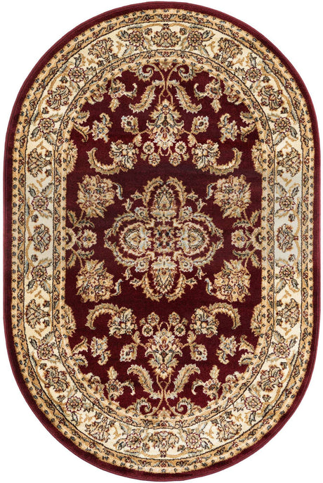 Red 4' 1 x 6' 1 Voyage Oval Area Rug