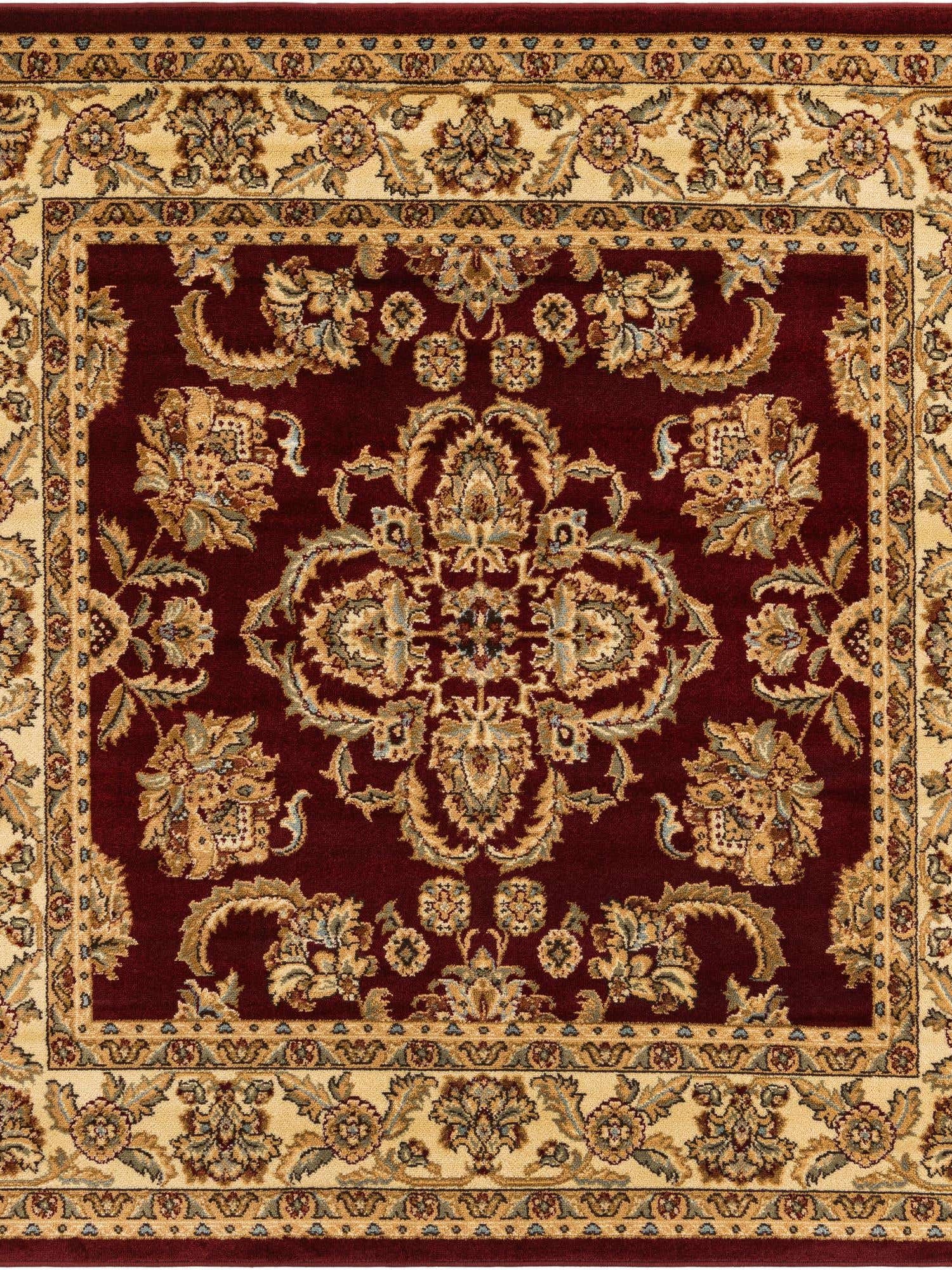 Red 6' 1 x 6' 1 Voyage Square Area Rug