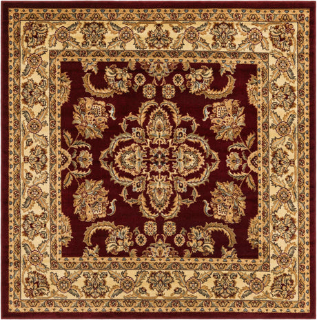 Red 6' 1 x 6' 1 Voyage Square Area Rug
