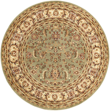 Green 5' 3 x 5' 3 Voyage Round Area Rug