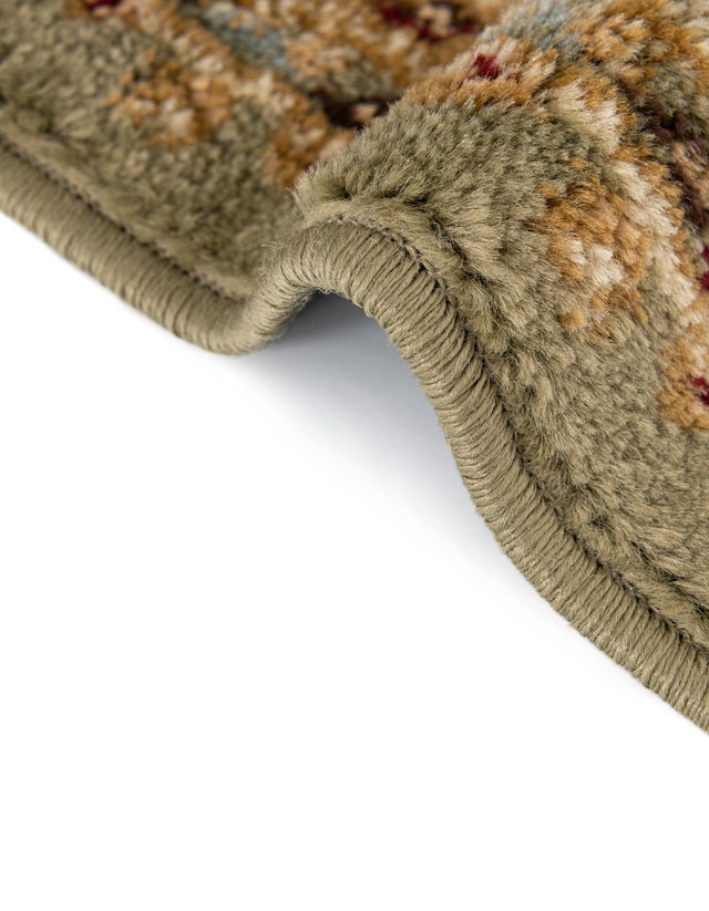Green 4' 1 x 6' 1 Voyage Oval Area Rug