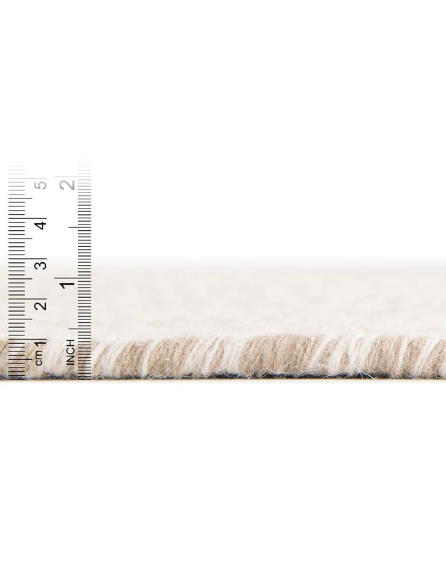 Beige 5' 1 x 8' Geo Trellis Flatweave Rectangle Area Rug 80% Wool & 20% Cotton Natural Geometric Carpet for Living, Office, Dining, Dorms for Sale at Rug Engine