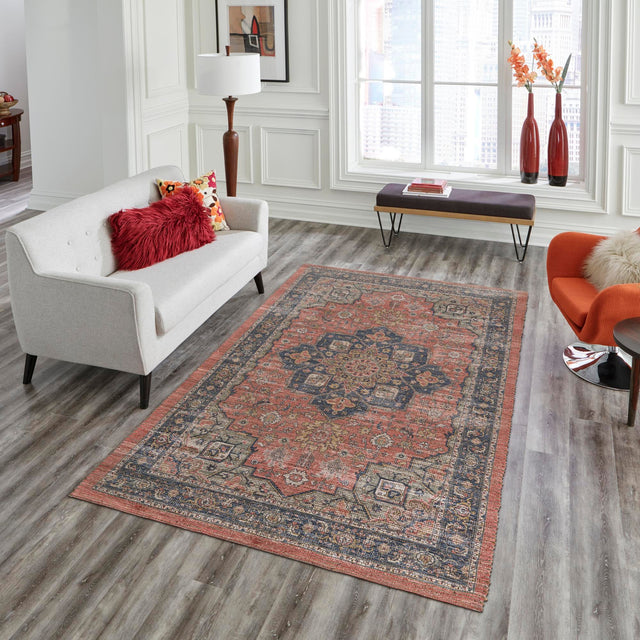 Antique Red 7' 10 x 10' Chenille Jute Rectangle Area Rug Vintage Distressed Boho All Natural Eco-Friendly Sustainable Carpet for Living Dining Office Dorm Rooms for Sale at Rug Engine