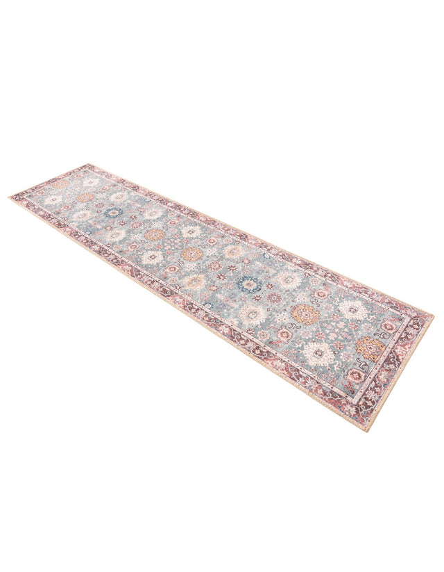 Washable Green 2' x 8' Timeless Runner Area Rug Easy to Clean Stain Resistant & Durable Traditional Classic Vintage Design Carpet for Sale at Rug Engine