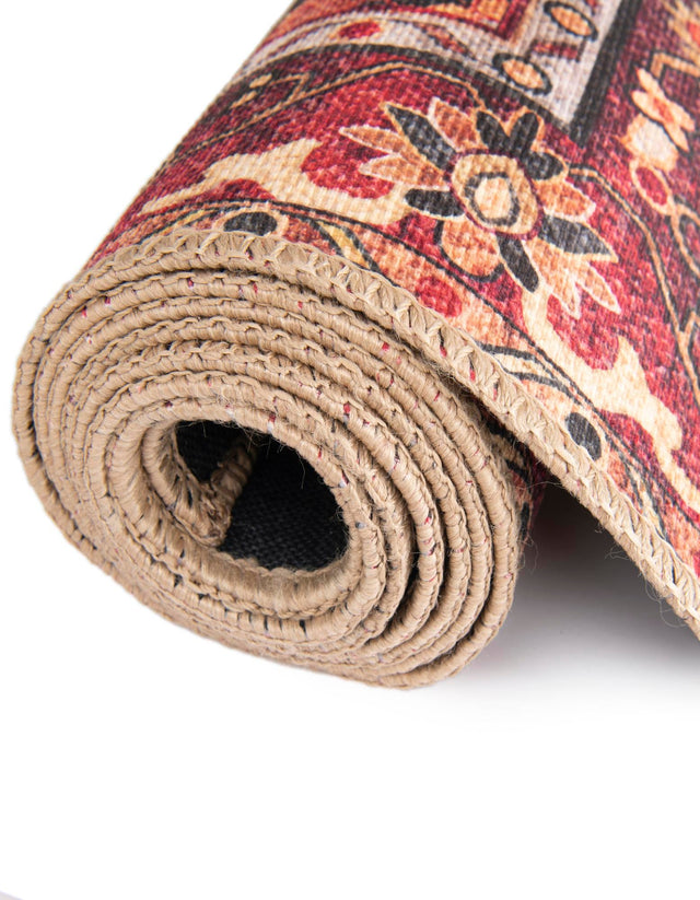 Washable Black 9' 5 x 13' 1 Timeless Rectangle Area Rug Easy to Clean Stain Resistant & Durable Traditional Classic Vintage Design Carpet for Sale at Rug Engine