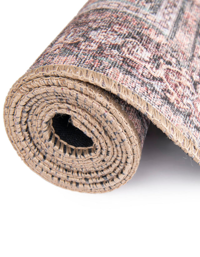 Washable Antique Red 9' 5 x 13' 1 Timeless Rectangle Area Rug Easy to Clean Stain Resistant & Durable Traditional Classic Vintage Design Carpet for Sale at Rug Engine