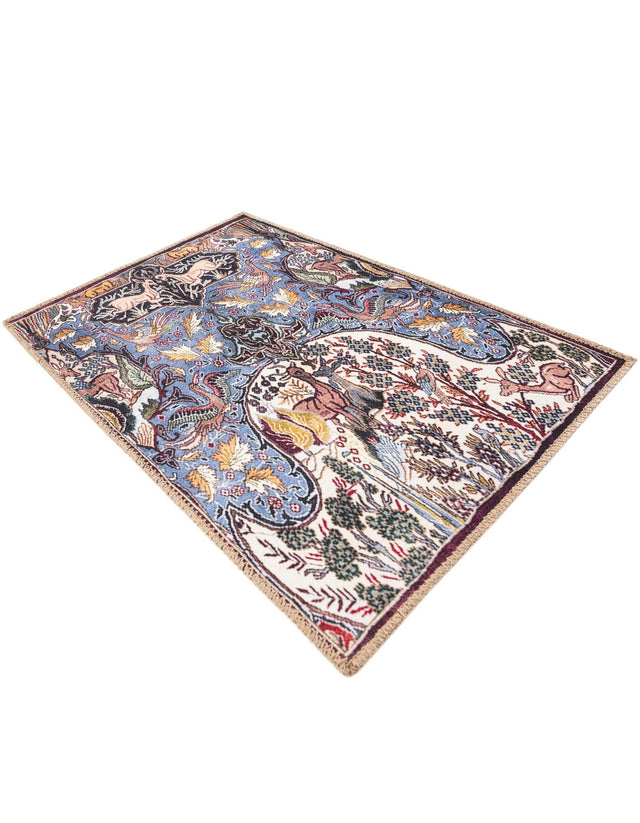 Washable Multicolor 2' x 3' 1 Timeless Rectangle Area Rug Easy to Clean Stain Resistant & Durable Traditional Classic Vintage Design Carpet for Sale at Rug Engine