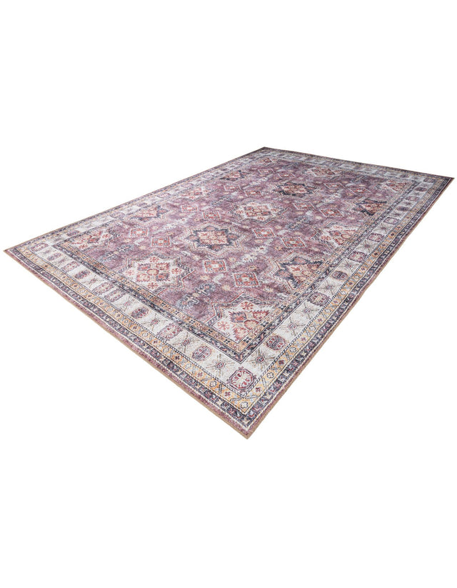 Washable Antique Rose Pink 8' 4 x 12' Timeless Rectangle Area Rug Easy to Clean Stain Resistant & Durable Traditional Classic Vintage Design Carpet for Sale at Rug Engine