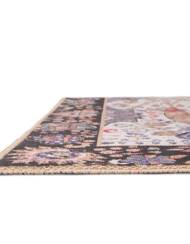 Washable Ivory 2' 7 x 12' Timeless Runner Area Rug Easy to Clean Stain Resistant & Durable Traditional Classic Vintage Design Carpet for Sale at Rug Engine