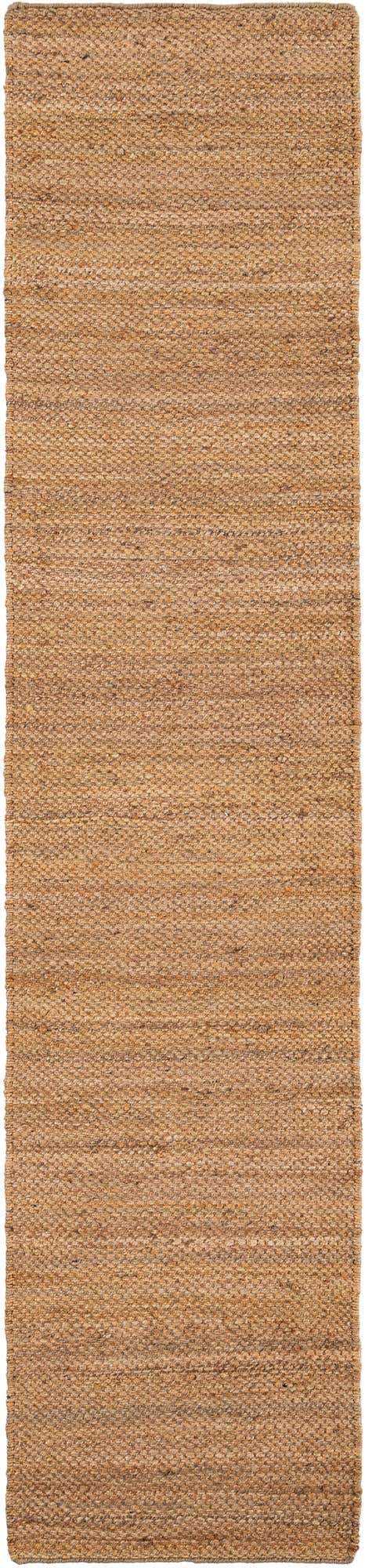 Natural 2' 7 x 12' Chunky Jute Runner Area Rug 100% All Natural Jute Sustainable Eco-Friendly Carpet Mat for Natural Interior Design Homes for Sale at Rug Engine