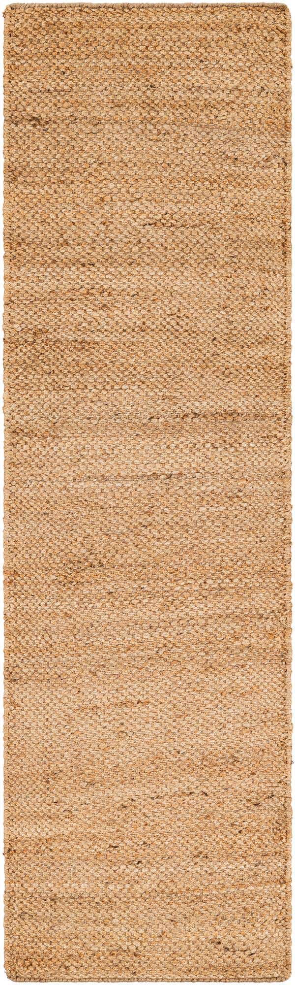 Natural 2' x 8' Chunky Jute Runner Area Rug 100% All Natural Jute Sustainable Eco-Friendly Carpet Mat for Natural Interior Design Homes for Sale at Rug Engine