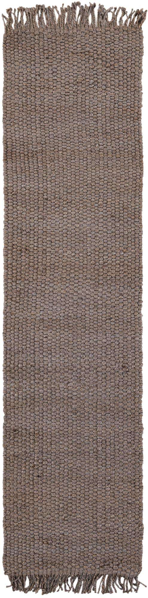 Gray 2' 7 x 10' Chunky Jute Runner Area Rug 100% All Natural Jute Sustainable Eco-Friendly Carpet Mat for Natural Interior Design Homes for Sale at Rug Engine