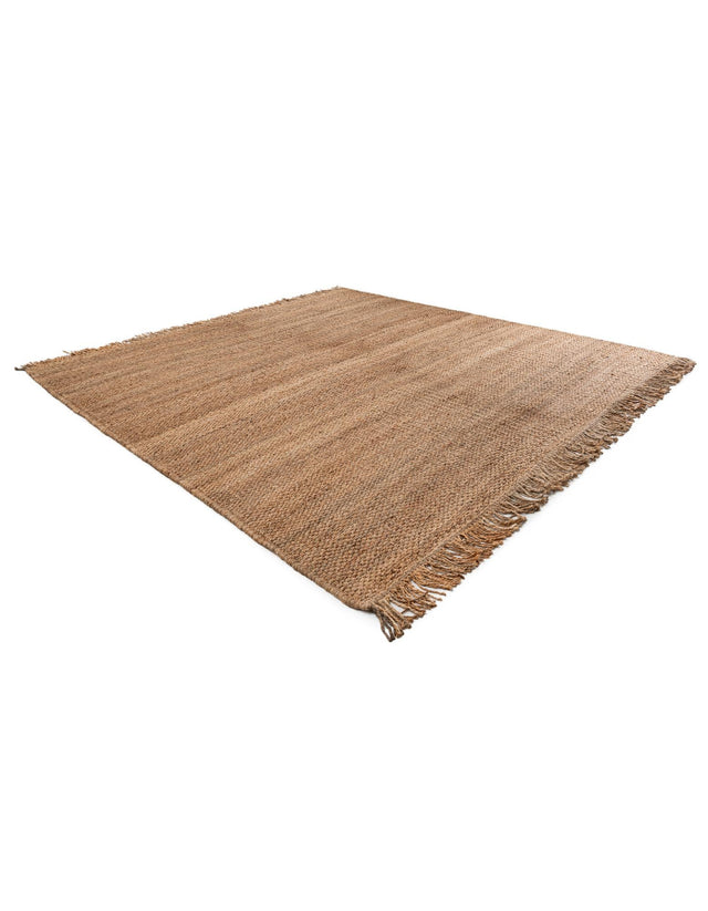 Natural 10' x 10' Chunky Jute Square Area Rug 100% All Natural Jute Sustainable Eco-Friendly Carpet Mat for Natural Interior Design Homes for Sale at Rug Engine