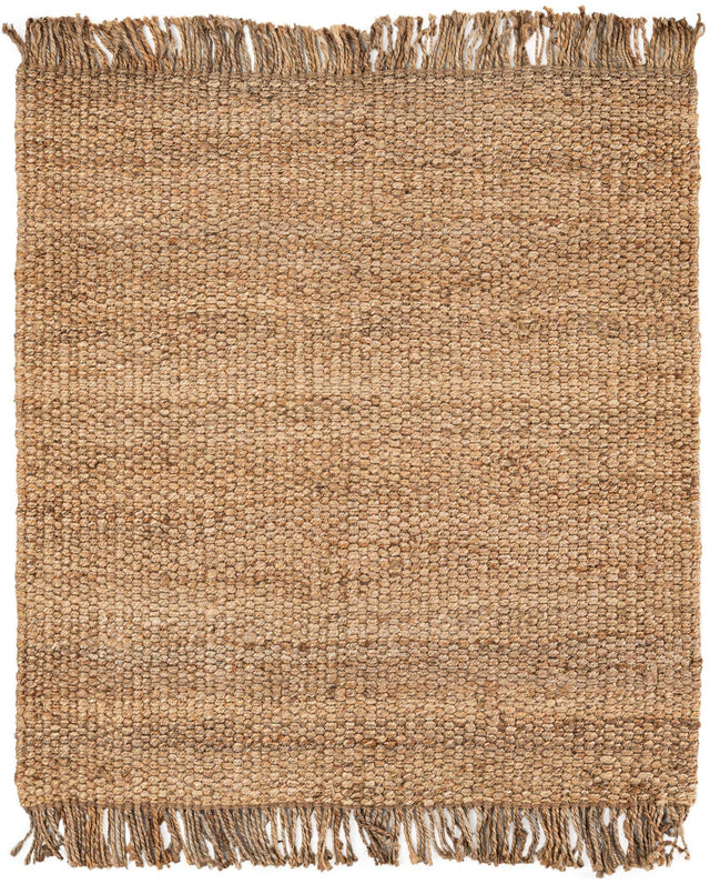 Natural 5' 1 x 5' 1 Chunky Jute Square Area Rug 100% All Natural Jute Sustainable Eco-Friendly Carpet Mat for Natural Interior Design Homes for Sale at Rug Engine