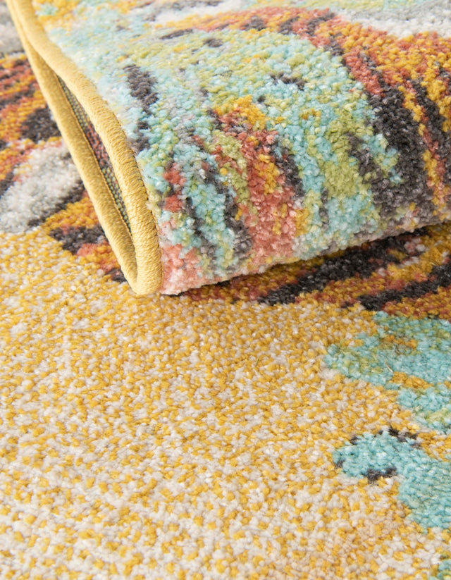 Multicolor 2' 2 x 5' 1 Whimsy Kids Runner Area Rug for Baby Nursery, Toddler Playroom, Bedrooms