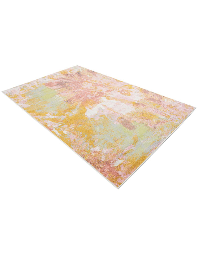 Multicolor 5' 3 x 8' Whimsy Kids Rectangle Area Rug for Baby Nursery, Toddler Playroom, Bedrooms