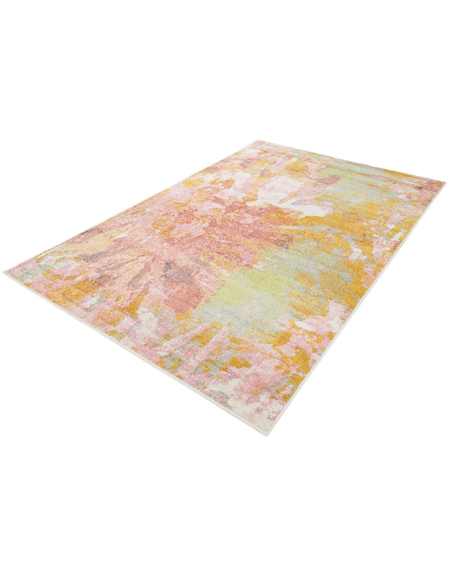 Multicolor 5' 3 x 8' Whimsy Kids Rectangle Area Rug for Baby Nursery, Toddler Playroom, Bedrooms