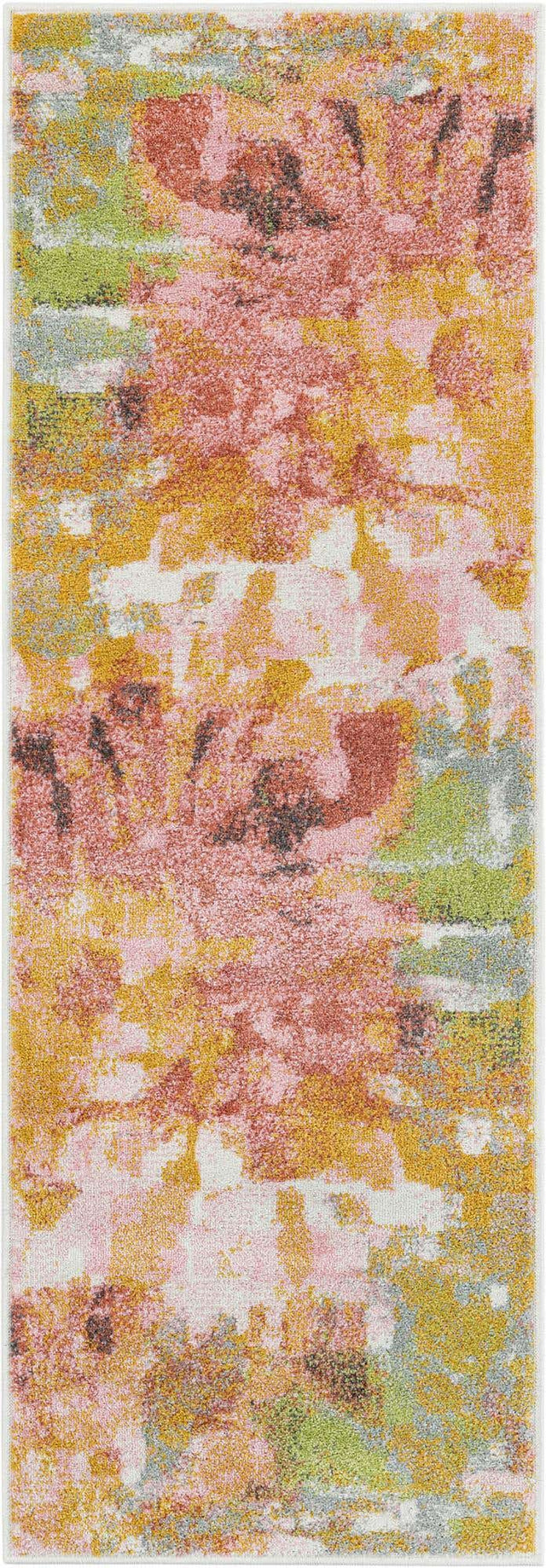 Multicolor 2' 2 x 6' 1 Whimsy Kids Runner Area Rug for Baby Nursery, Toddler Playroom, Bedrooms