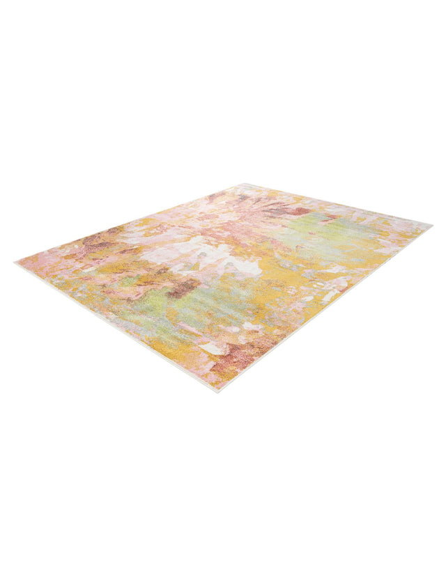 Multicolor 7' 10 x 10' Whimsy Kids Rectangle Area Rug for Baby Nursery, Toddler Playroom, Bedrooms