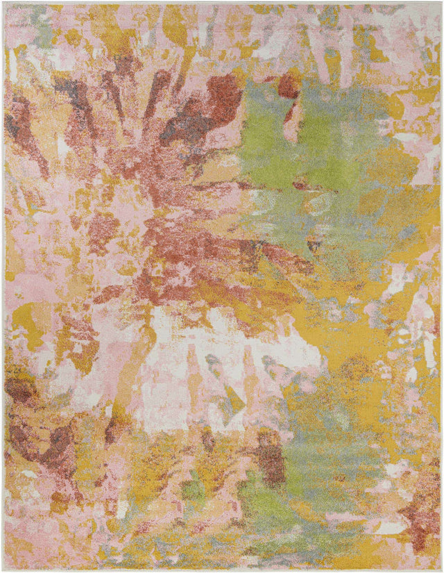 Multicolor 7' 10 x 10' Whimsy Kids Rectangle Area Rug for Baby Nursery, Toddler Playroom, Bedrooms