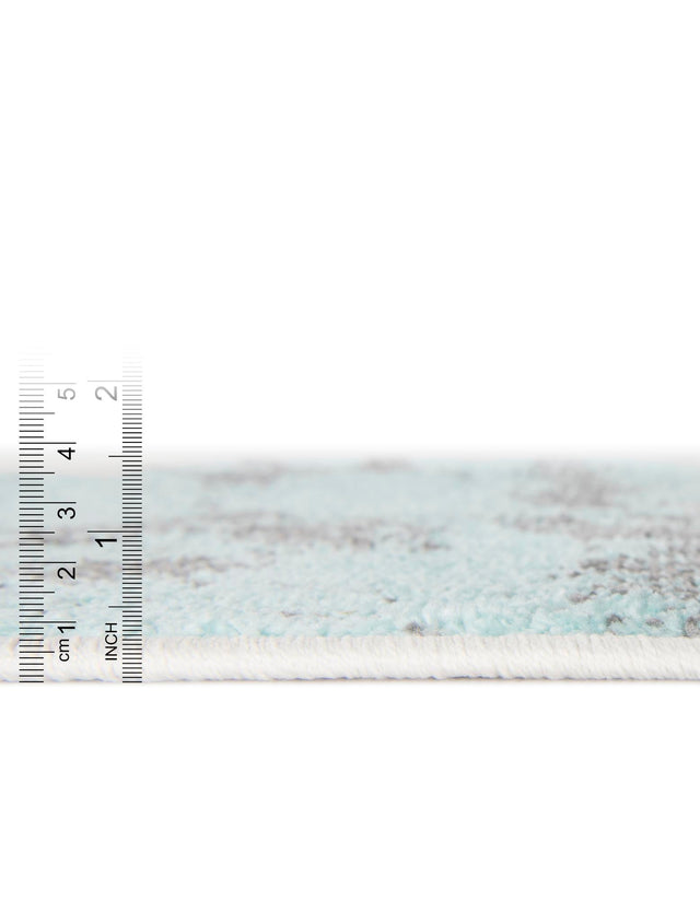 Red and Blue 2' 2 x 5' 1 Whimsy Kids Runner Area Rug for Baby Nursery, Toddler Playroom, Bedrooms