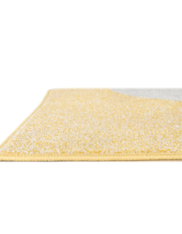 Yellow 2' 2 x 6' 1 Whimsy Kids Runner Area Rug for Baby Nursery, Toddler Playroom, Bedrooms