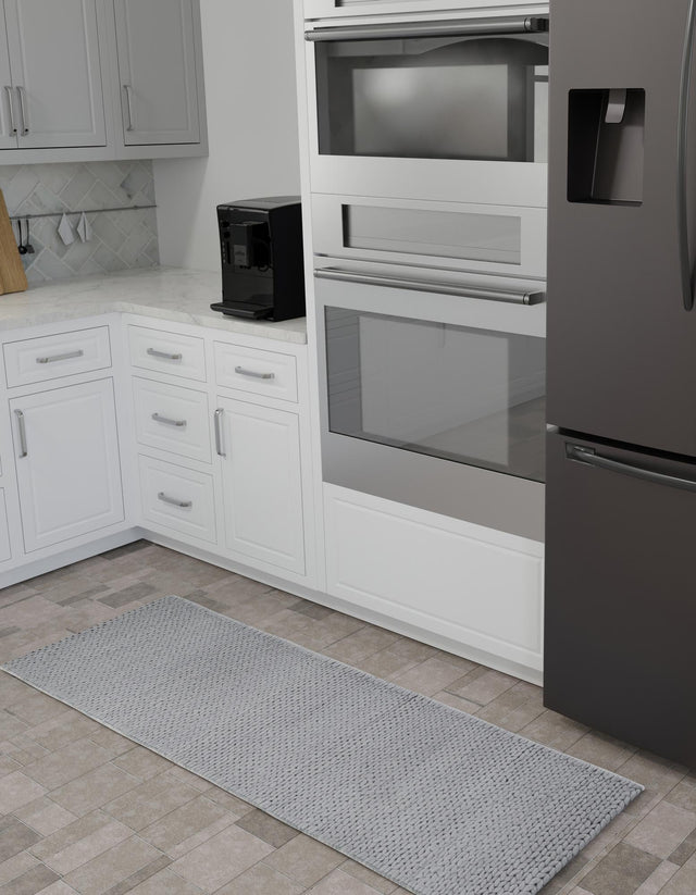 Space Gray 2' x 6' 7 Lana New Zealand Wool Runner Area Rug All Natural Premium Wool Hand Woven Carpet for Luxury Interior Home Design for Sale at Rug Engine