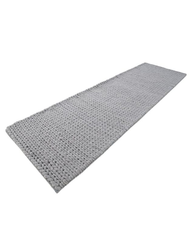 Space Gray 2' x 6' 7 Lana New Zealand Wool Runner Area Rug All Natural Premium Wool Hand Woven Carpet for Luxury Interior Home Design for Sale at Rug Engine