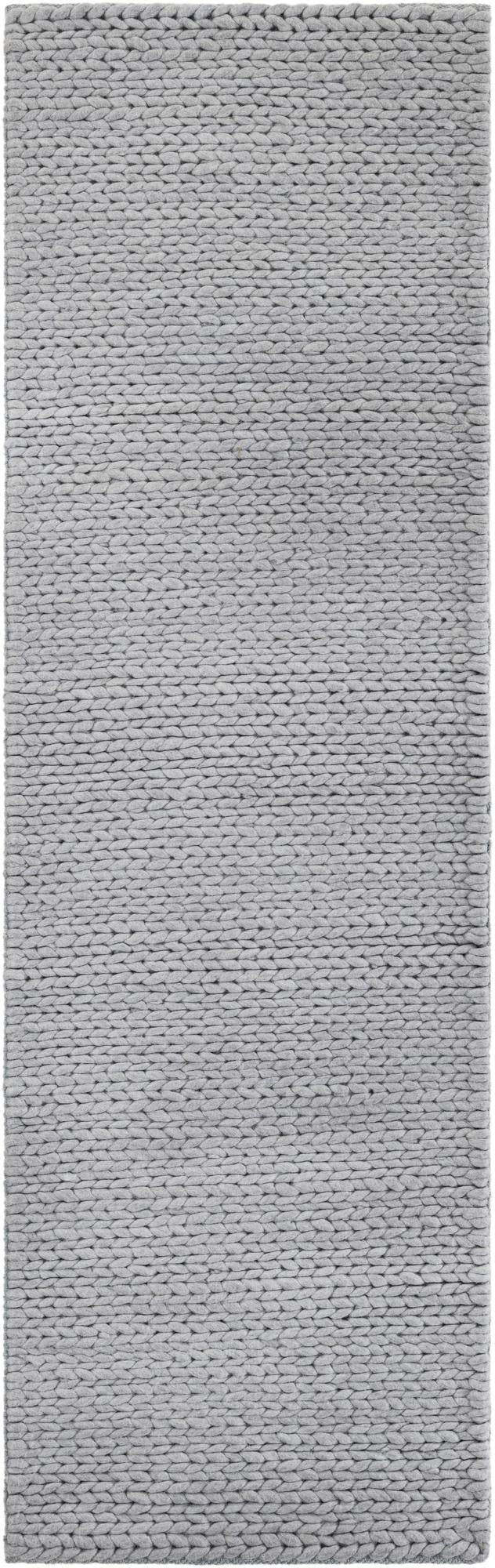 Space Gray 2' x 6' 7 Lana New Zealand Wool Runner Area Rug All Natural Premium Wool Hand Woven Carpet for Luxury Interior Home Design for Sale at Rug Engine