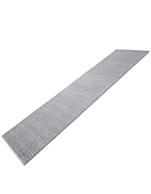 Space Gray 2' x 8' Lana New Zealand Wool Runner Area Rug All Natural Premium Wool Hand Woven Carpet for Luxury Interior Home Design for Sale at Rug Engine
