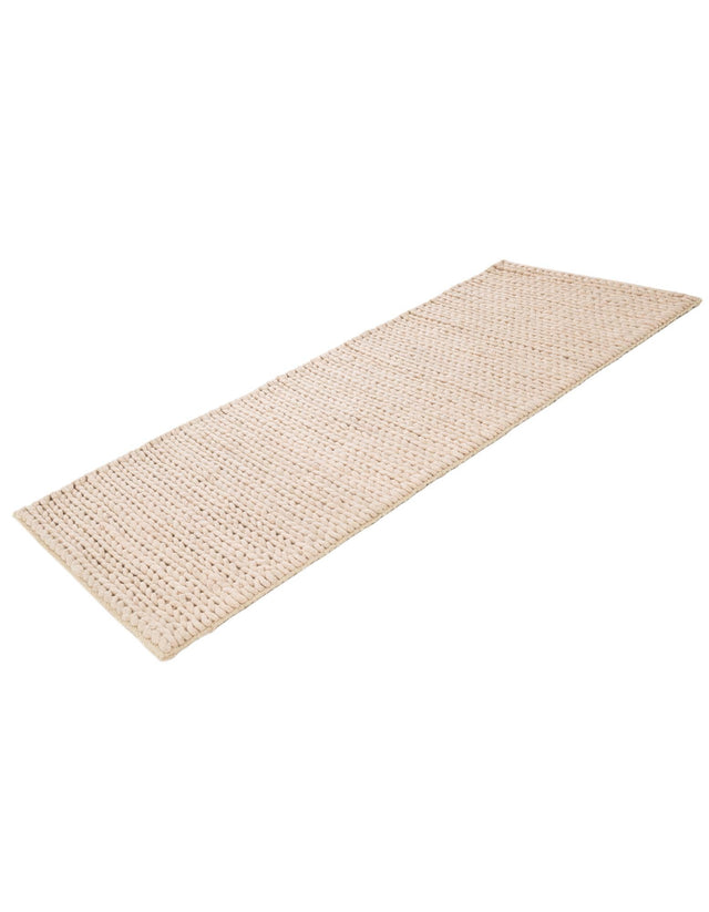 Taupe 2' x 5' 1 Lana New Zealand Wool Runner Area Rug All Natural Premium Wool Hand Woven Carpet for Luxury Interior Home Design for Sale at Rug Engine