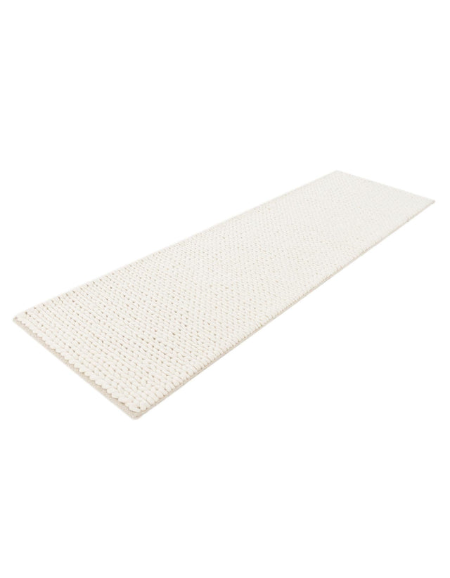 Ivory 2' x 6' 7 Lana New Zealand Wool Runner Area Rug All Natural Premium Wool Hand Woven Carpet for Luxury Interior Home Design for Sale at Rug Engine