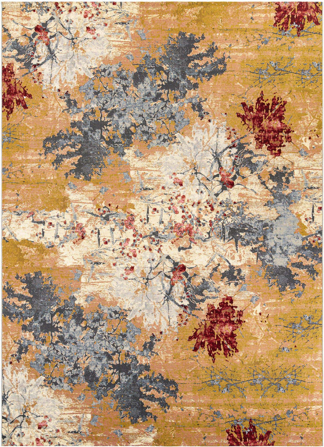 Multicolor 10' x 14' 1 Outdoor Modern Rectangle Area Rug Weather Resistant for Patio, Deck, Terrace, Balcony, Porch 100% Polypropylene Modern Outside Carpet for Sale at Rug Engine