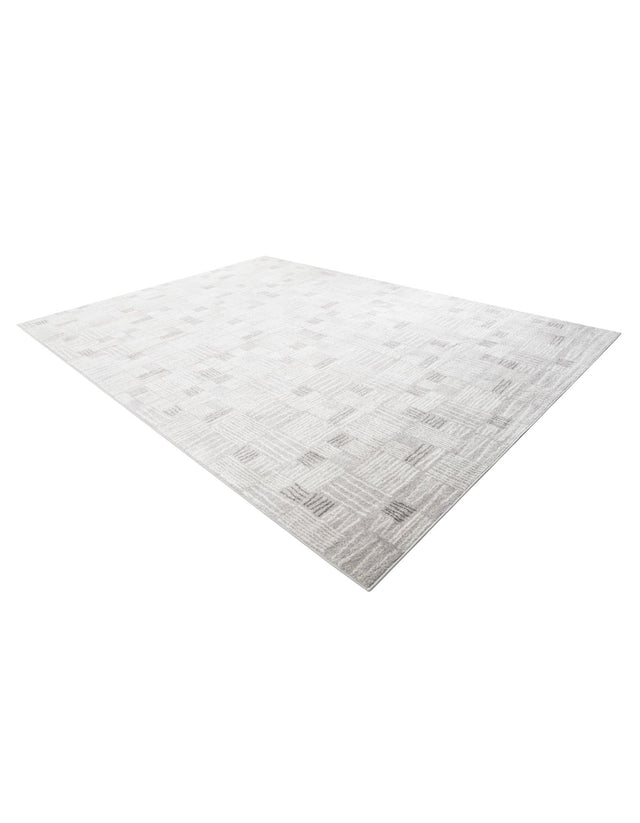 Gray 10' x 14' 1 Hanahan Rectangle Area Rug 100% Polypropylene With Jute Backing Abstract Geometric Modern Carpet for Living, Dining Room, Office Space for Sale at Rug Engine