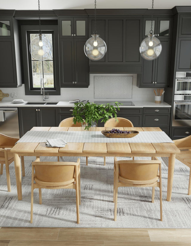 Gray 5' 3 x 7' 1 Hanahan Rectangle Area Rug 100% Polypropylene With Jute Backing Abstract Geometric Modern Carpet for Living, Dining Room, Office Space for Sale at Rug Engine