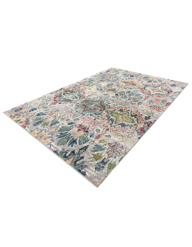 Multicolor 7' 1 x 10' Sumter Rectangle Area Rug Contemporary Durable Easy Clean Carpet for Bedrooms, Living Areas, Dining, Office, Dorms for Sale at Rug Engine